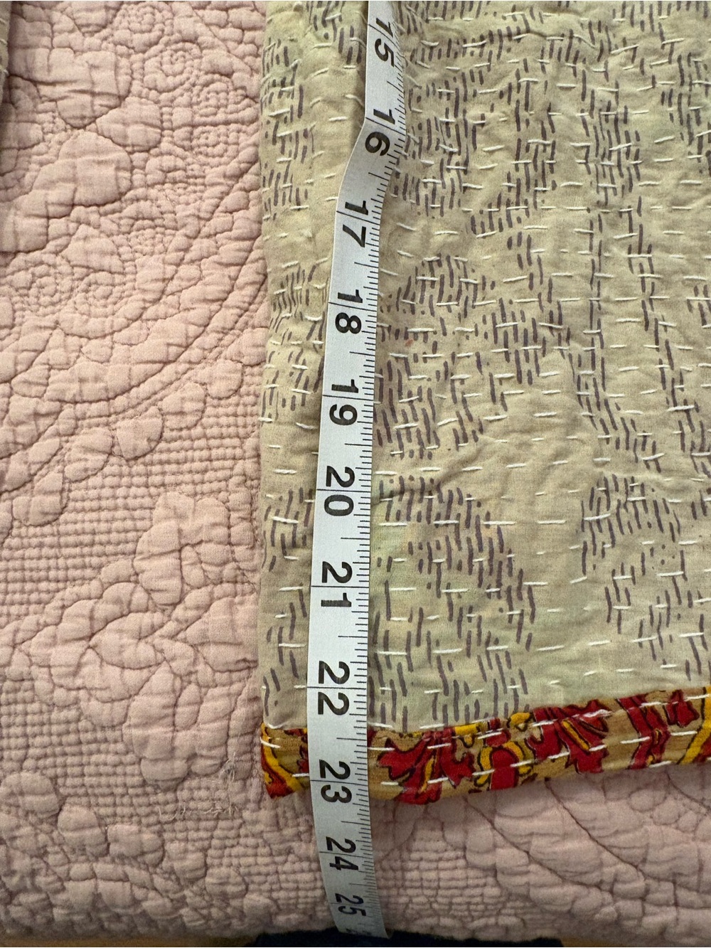 Kantha Patchwork Cream & Lavender Harem Jumpsuit Reversible NWT - Picture 9 of 16
